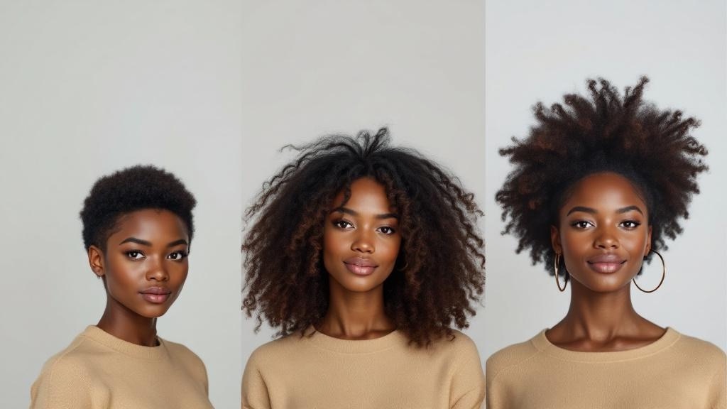 Hair growth timeline illustration